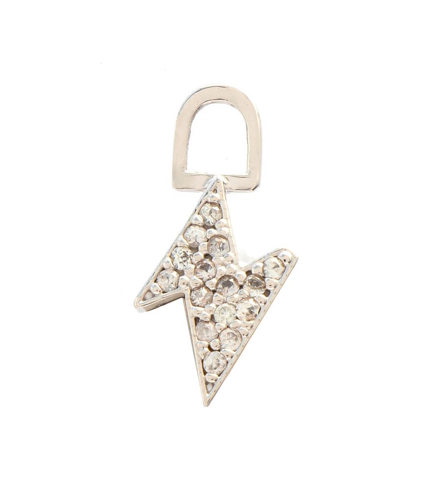 Berloque para brinco storm em ouro com safiras