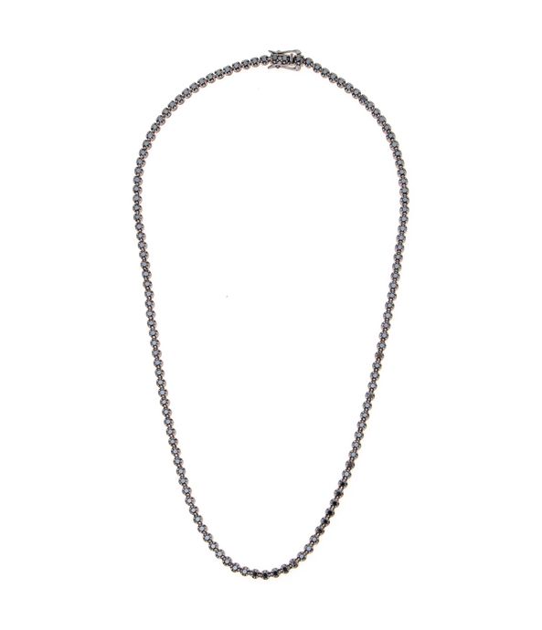 Colar riviera em ouro com diamante