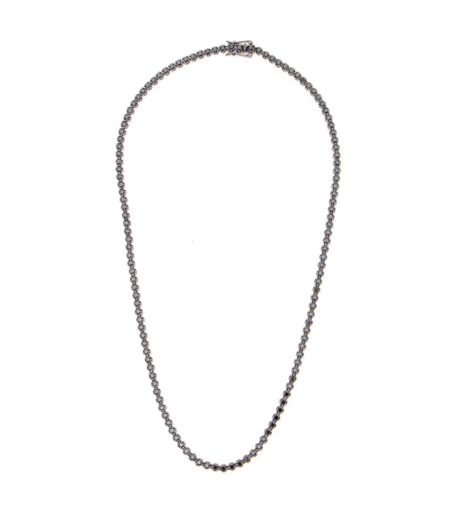 Colar riviera em ouro com diamante