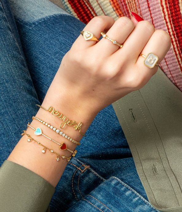 Pulseira Cielle new york em ouro