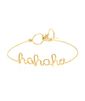 Pulseira-em-ouro-amarelo-18kt-com-escrita--hahaha--em-letra-cursiva