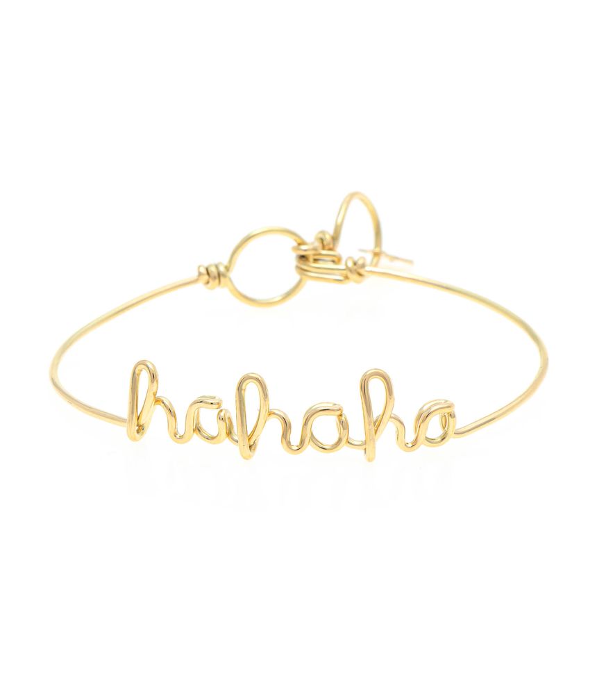 Pulseira-em-ouro-amarelo-18kt-com-escrita--hahaha--em-letra-cursiva