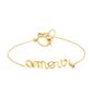 Pulseira Cielle amour em ouro com diamante