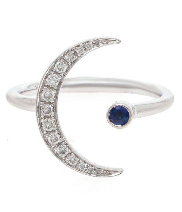 Anel-meia-lua-em-ouro-branco--com-diamantes-e-safira