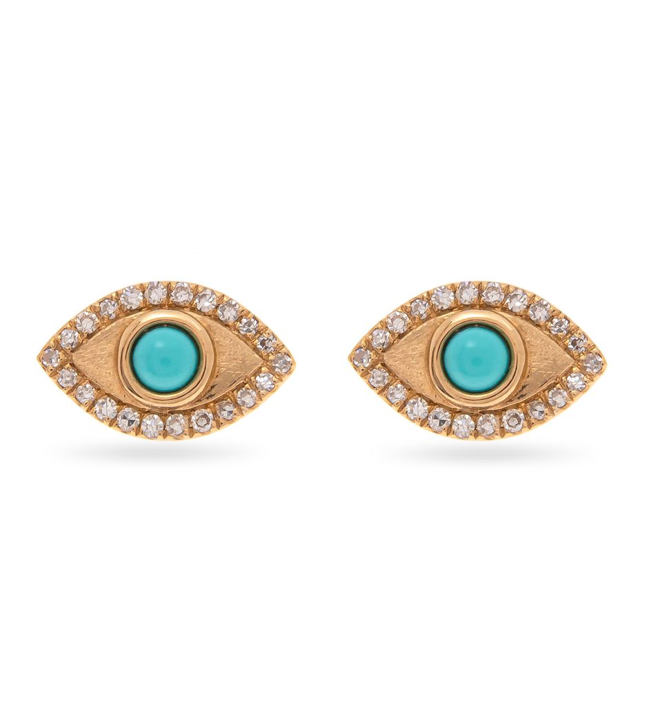 Brinco-olho-grego-em-ouro-com--turquesas-e-diamantes