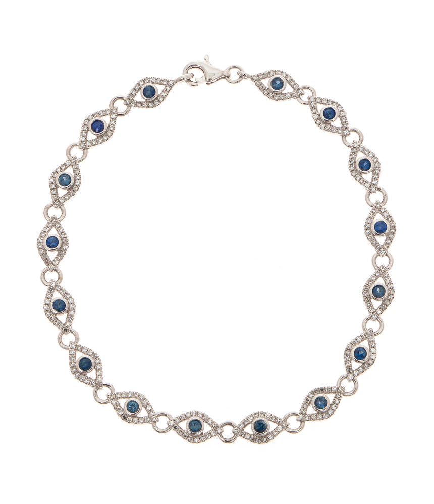Pulseira-olho-grego-em-ouro-com-safiras-e-diamantes