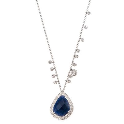 Colar-Meira-T-pendente-de-ouro-com-diamantes-e-safira