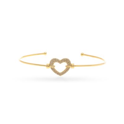 Pulseira-rígida-coração-de-ouro-com-diamantes