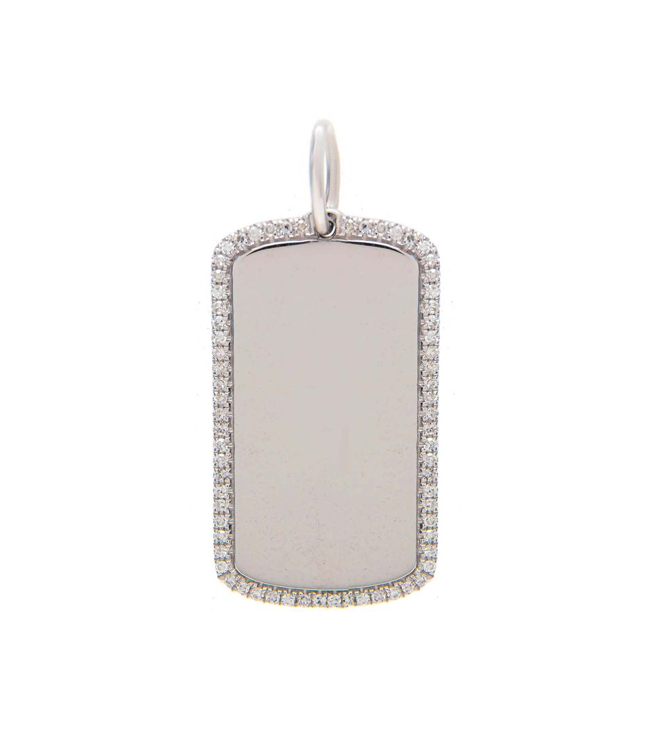 Berloque-placa-personalizável-de-ouro-com-diamantes Berloque-placa-personalizável-de-ouro-com-diamantes