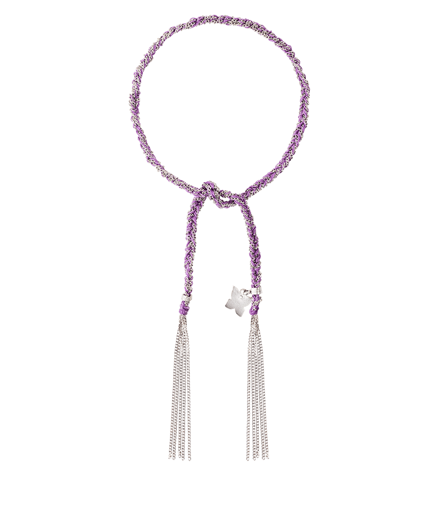 Pulseira-Carolina-Bucci-de-seda-e-ouro