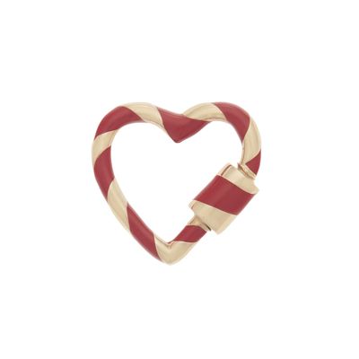 Berloque-Marla-Aaron-em-ouro-Heart-Lock-e-esmalte