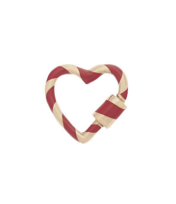 Berloque-Marla-Aaron-em-ouro-Heart-Lock-e-esmalte