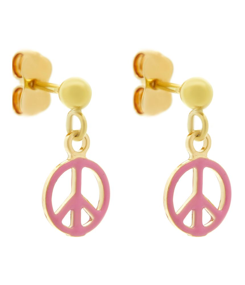 Brinco-infantil-peace-de-ouro-com-esmalte