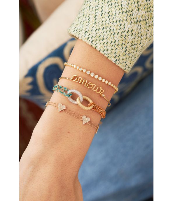 Pulseira-Cielle-amour-em-ouro-com-diamante