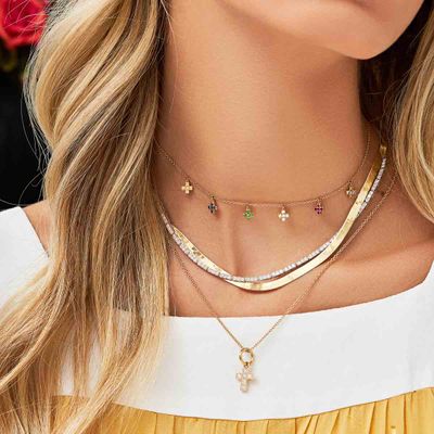 Colar-Aspery---Guldag-pendente-de-ouro-com-diamantes