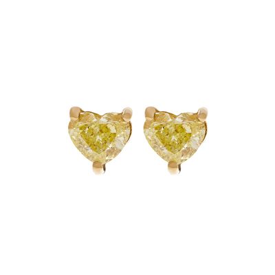 Brinco-solitario-diamante-fancy-yellow