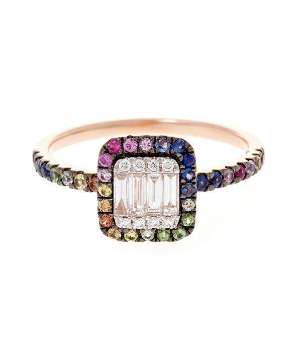 Anel-solitario-rainbow-de-ouro-rosa-com-diamantes-e-safiras
