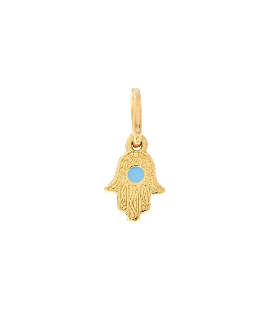 Berloque-infantil-baby-hamsa-mao-de-fatima-de-ouro-com-esmalte-azul