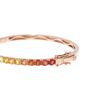 Pulseira-rigida-rainbow-de-ouro-rosa-com-safiras