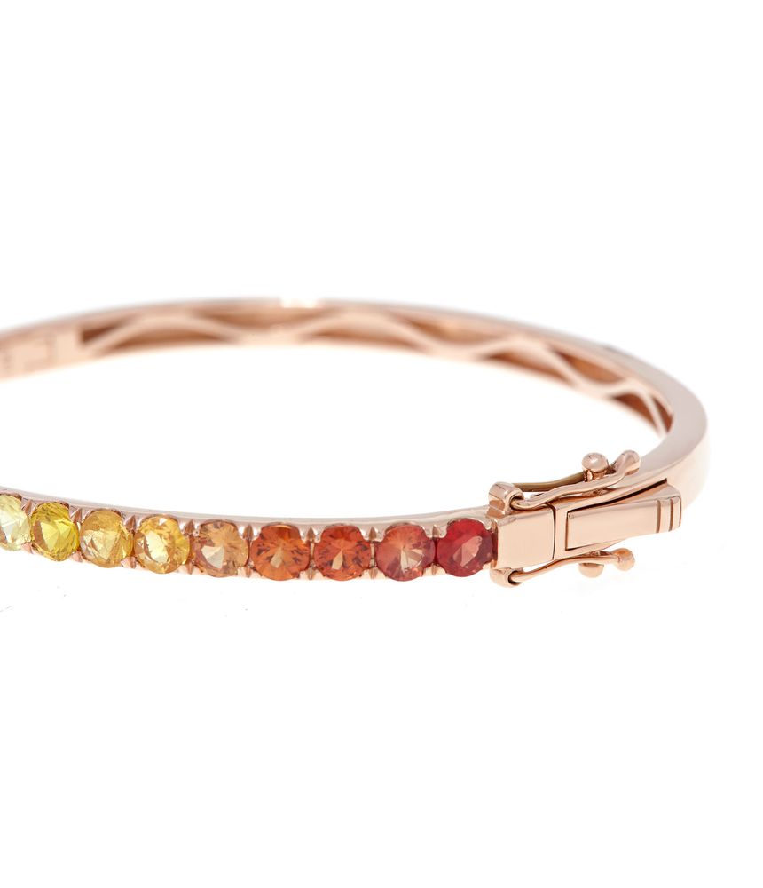 Pulseira-rigida-rainbow-de-ouro-rosa-com-safiras