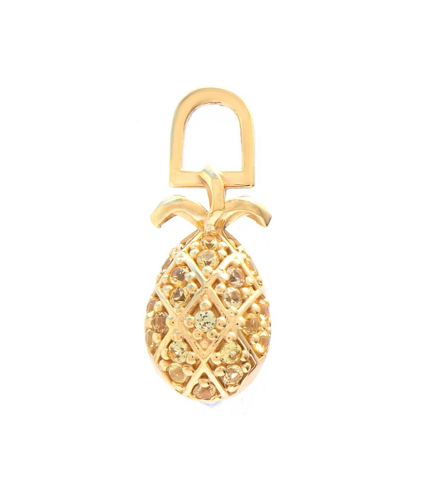Berloque-para-brinco-abacaxi-de-ouro-com-safiras