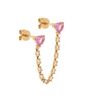 Brinco-chain-unico-de-ouro-com-safiras-rosa-e-brilhantes