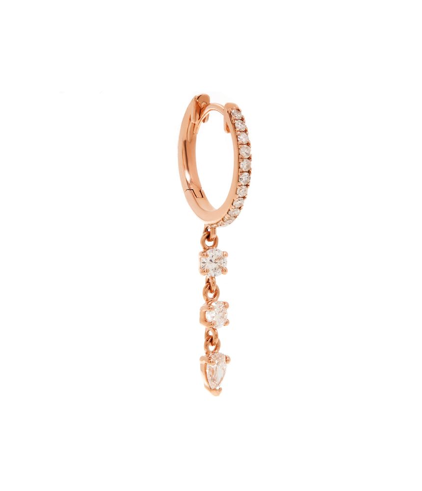 Brinco-argola-unico-fancy-huggie-de-ouro-rosa-com-diamantes