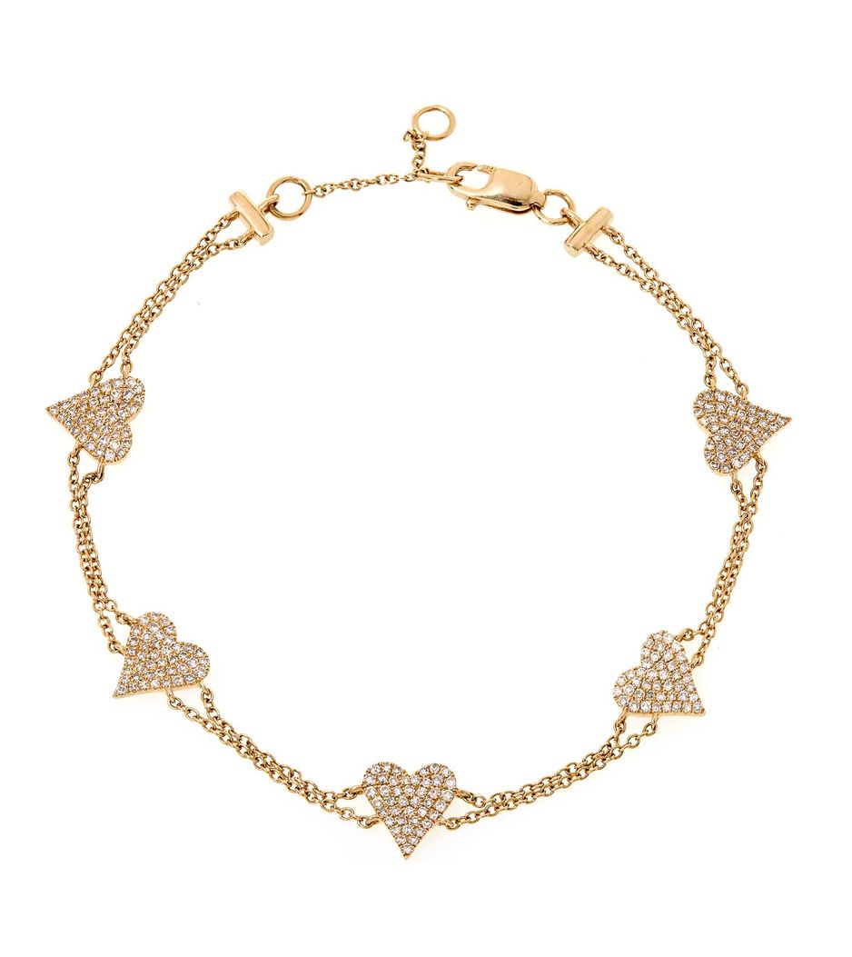 Pulseira-coracao-de-ouro-com-pave-de-diamantes Pulseira-coracao-de-ouro-com-pave-de-diamantes