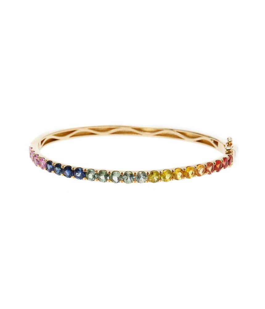 Pulseira-rigida-rainbow-de-ouro-com-safiras