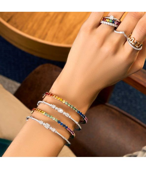 Pulseira-rigida-rainbow-de-ouro-com-safiras