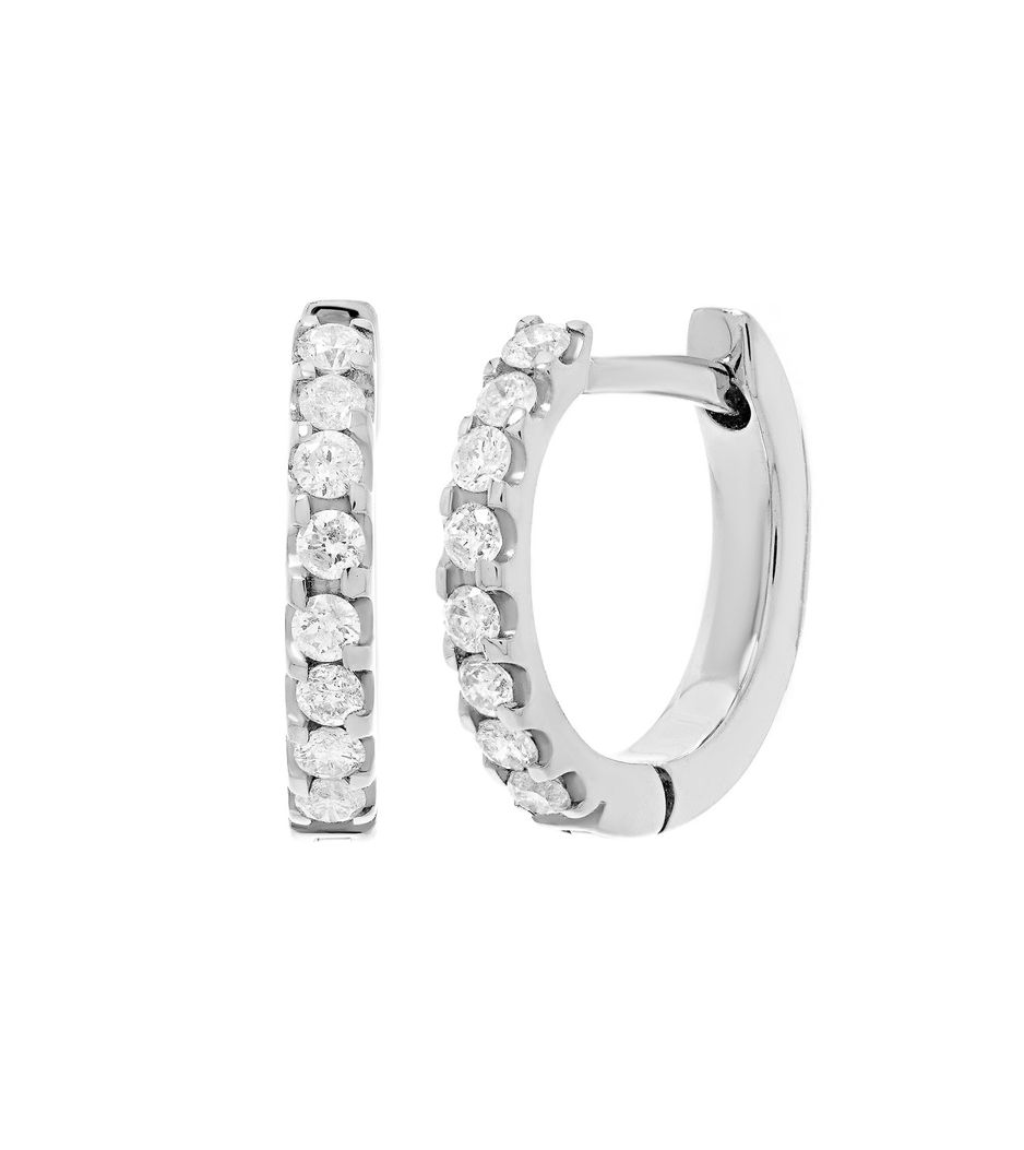 Brinco-argola-de-ouro-branco-com-diamantes Brinco-argola-de-ouro-branco-com-diamantes