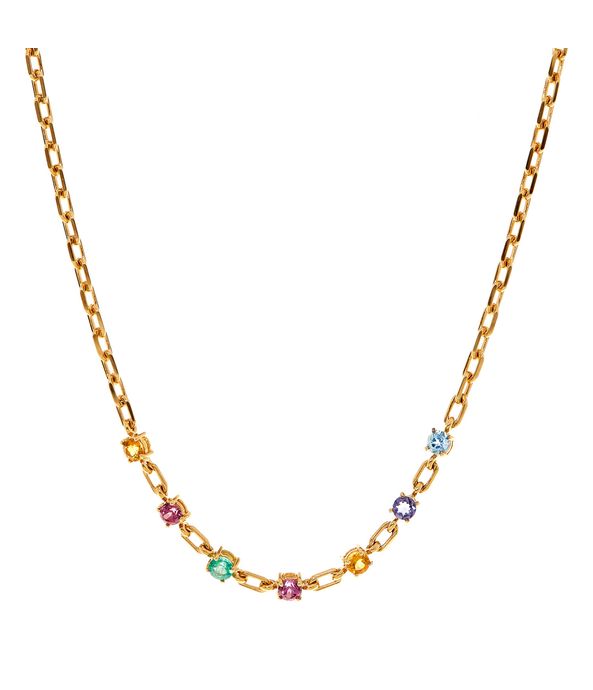 Colar-choker-de-ouro-com-safiras-e-esmeralda