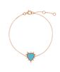 Pulseira-heart-on-fire-de-ouro-rosa-com-turquesa-e-diamantes