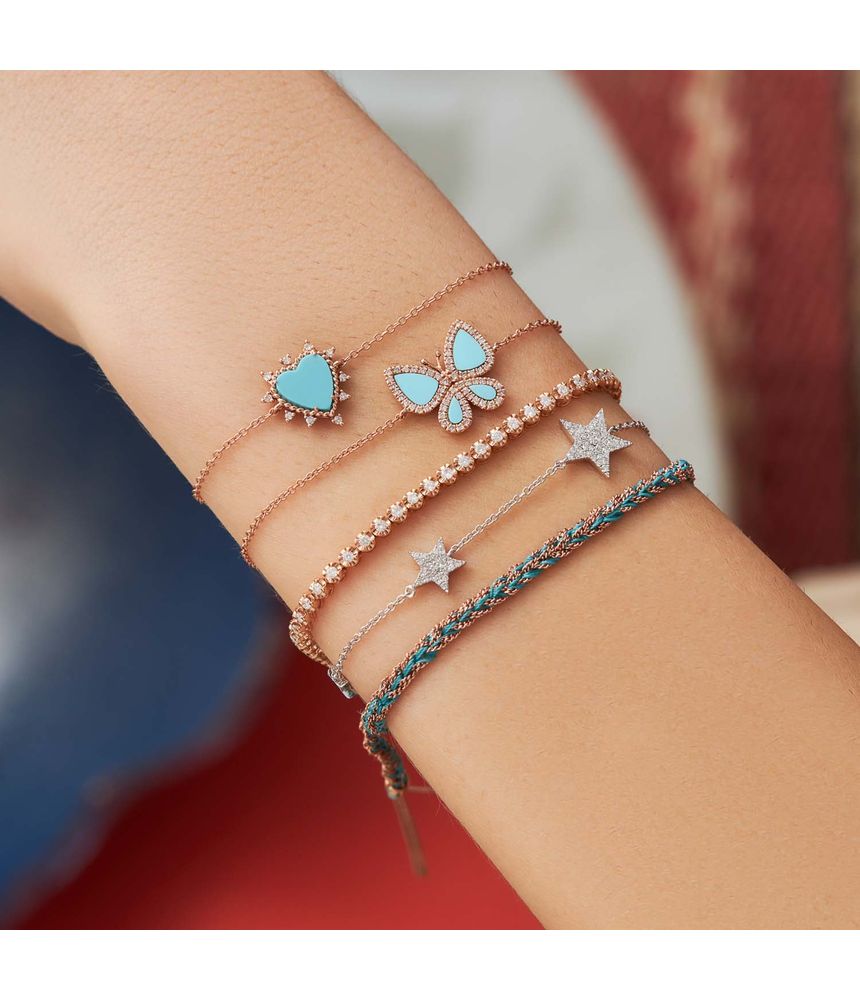 Pulseira-diamond-stars-de-ouro-branco