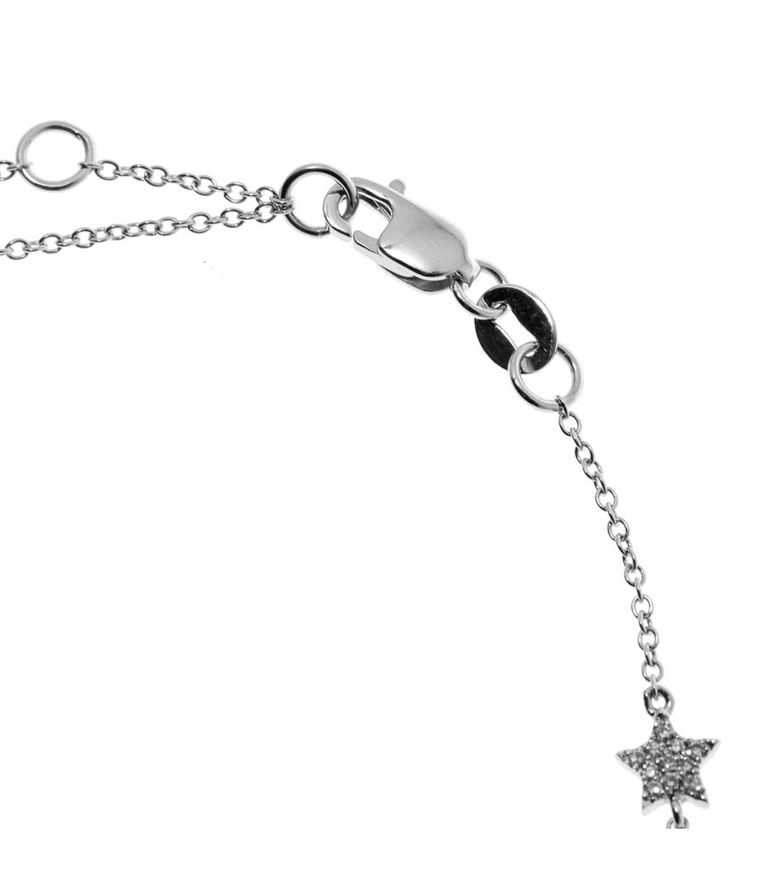 Pulseira-diamond-stars-de-ouro-branco