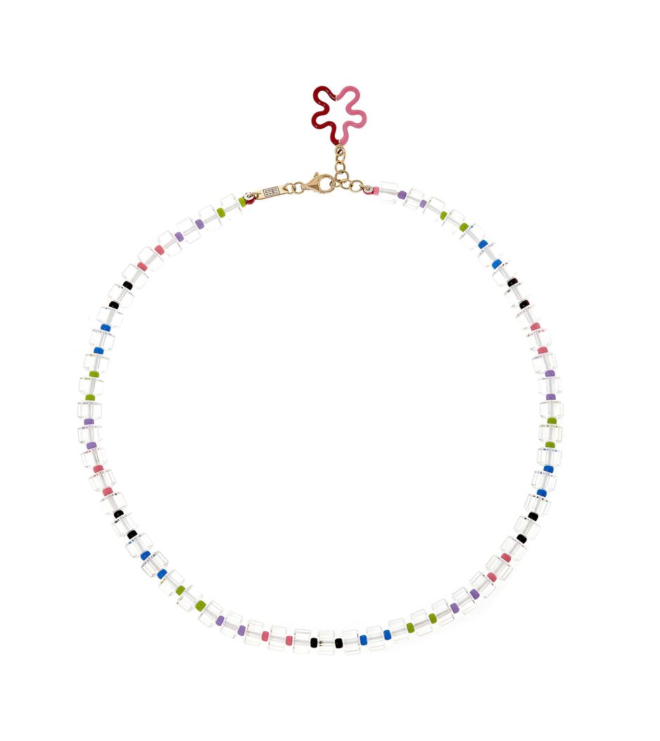 Colar-Bea-Bongiasca-B-beaded-multicolour-de-ouro-com-cristais Colar-Bea-Bongiasca-B-beaded-multicolour-de-ouro-com-cristais
