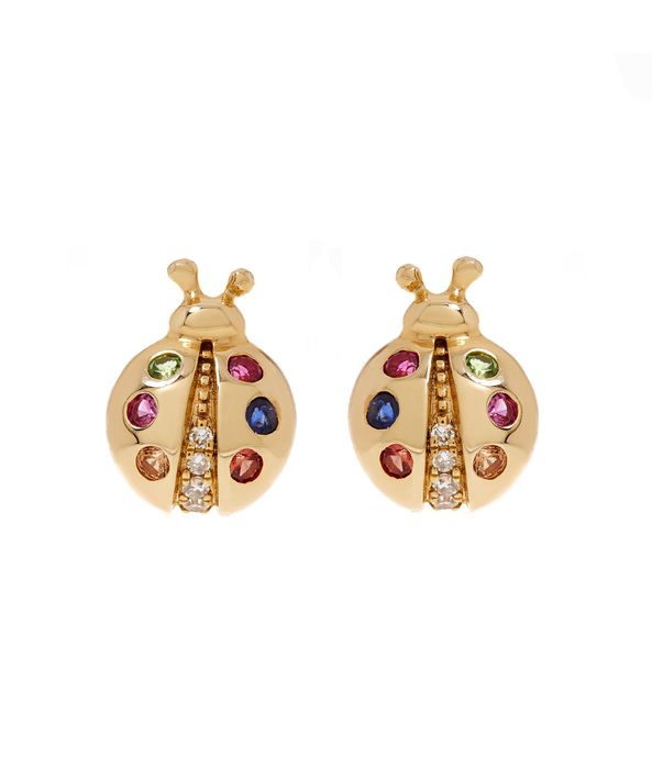 Brinco-stud-rainbow-ladybug-de-ouro-com-safiras-e-brilhantes