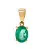 Berloque-para-colar-solitario-de-ouro-com-esmeralda