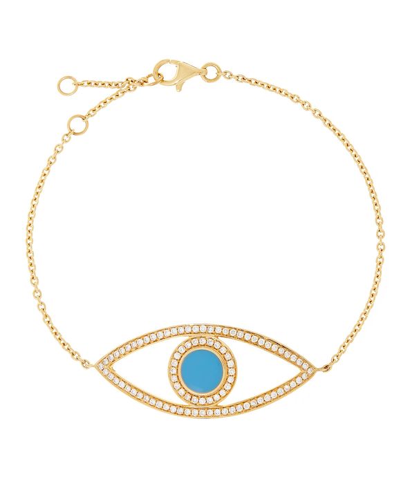 Pulseira-olho-grego-de-ouro-com-diamantes-e-esmalte