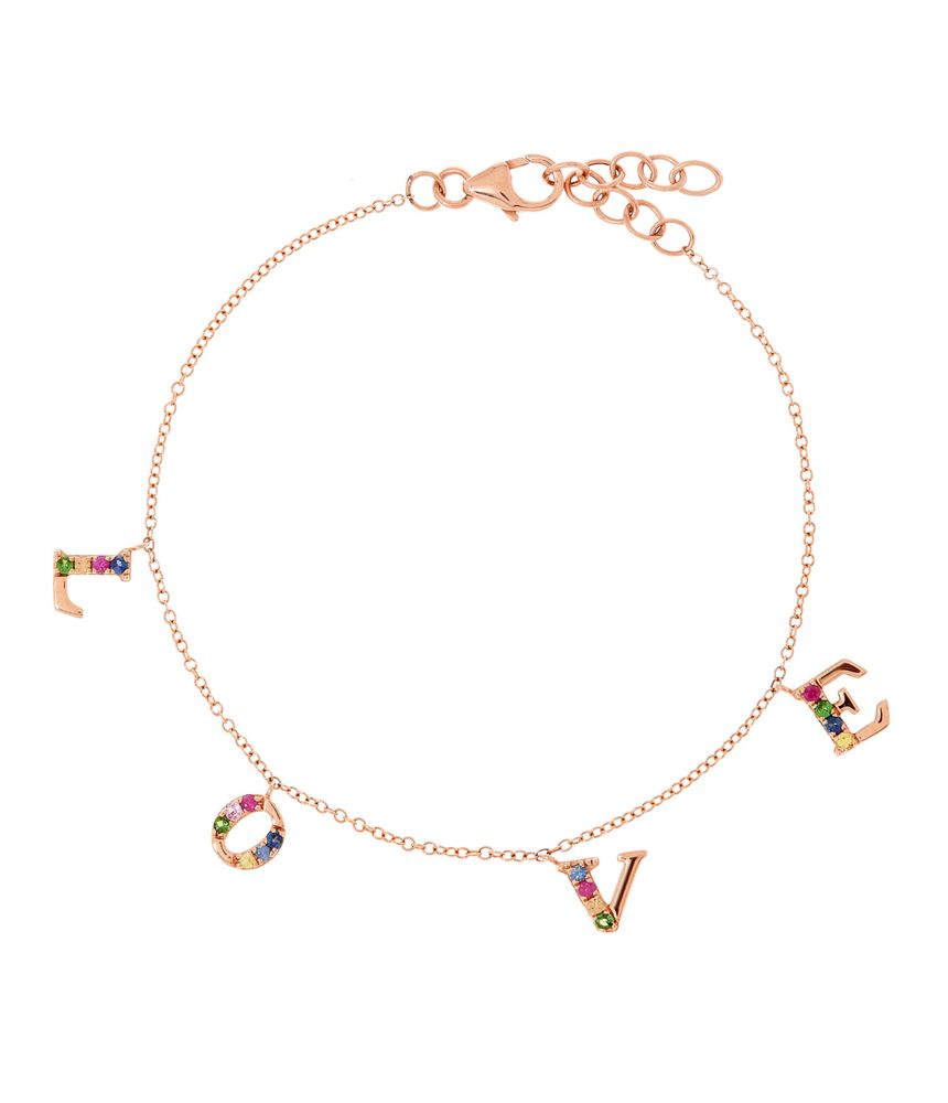 Pulseira-love-de-ouro-rosa-com-safiras-rainbow