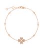 Pulseira-lucky-clover-de-ouro-rosa-com-diamantes