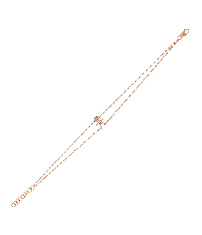 Pulseira-baby-boy-de-ouro-rosa-com-brilhantes