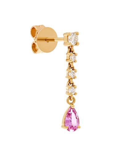 Brinco-unico-de-ouro-com-safira-rosa-e-brilhantes