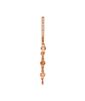 Brinco-argola-chain-unico-de-ouro-rosa-com-brilhantes