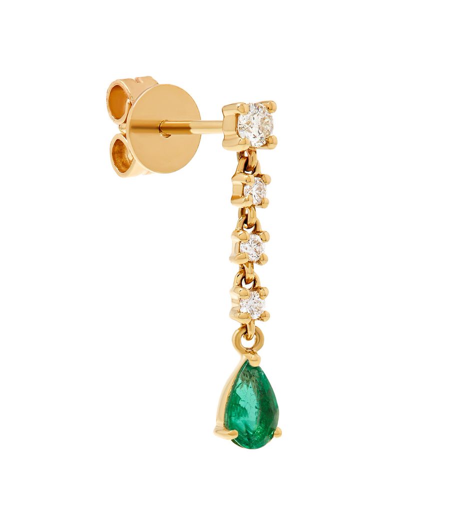 Brinco-unico-de-ouro-com-esmeralda-e-brilhantes Brinco-unico-de-ouro-com-esmeralda-e-brilhantes