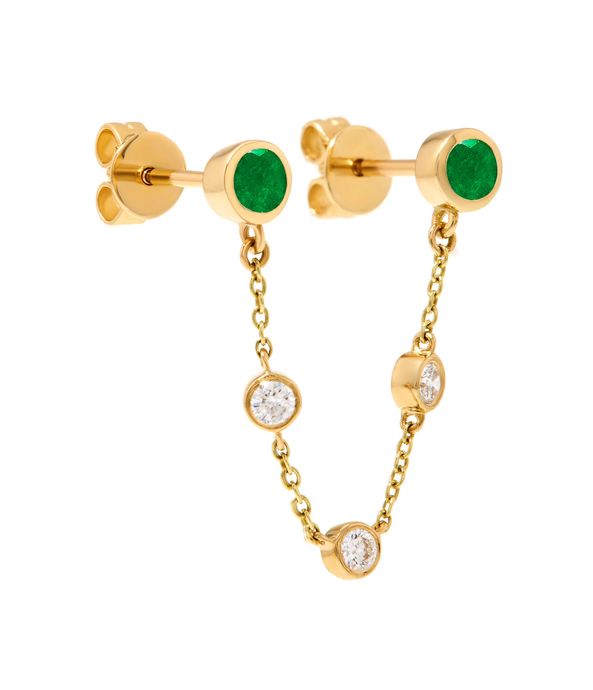 Brinco-chain-unico-BW-loop-de-ouro-com-esmeraldas-e-diamantes