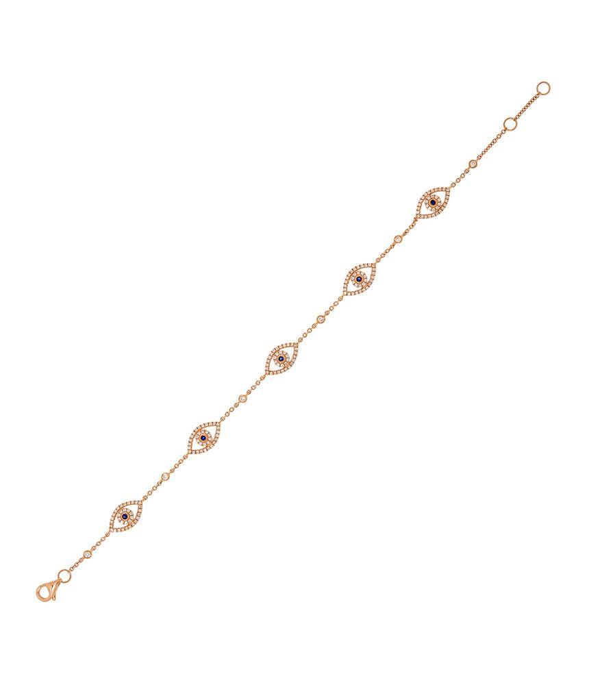 Pulseira-evil-eye-de-ouro-rosa-com-safiras-e-brilhantes