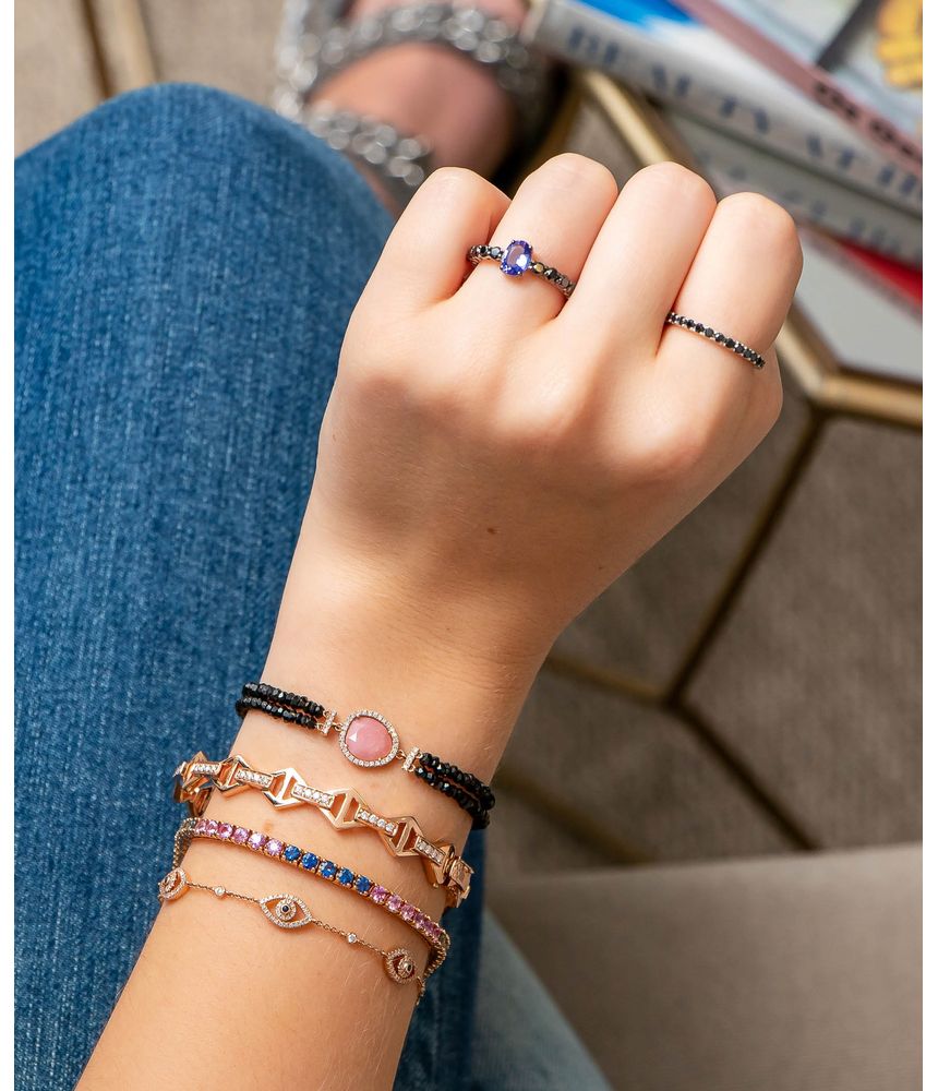 Pulseira-evil-eye-de-ouro-rosa-com-safiras-e-brilhantes