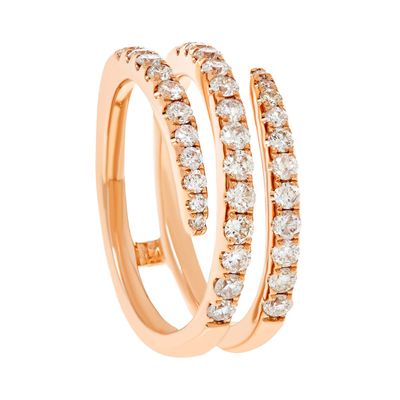 Anel-triple-diamond-wrap-de-ouro-rosa