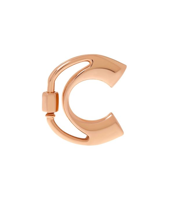 Berloque-Marla-Aaron-lock-inicial-C-de-ouro-rosa